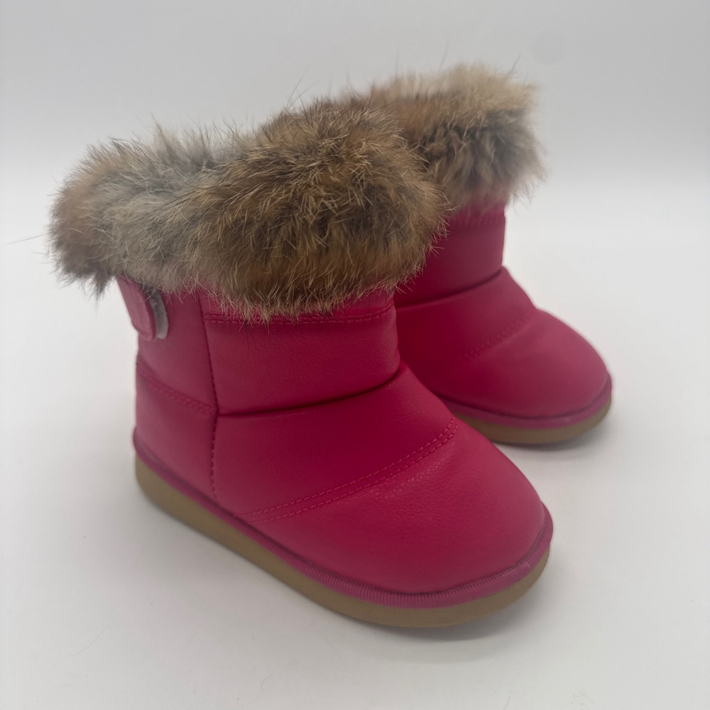Snow Boots Waterproof with Fur Toddler Size 8.5